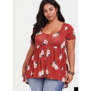 Torrid babydoll top